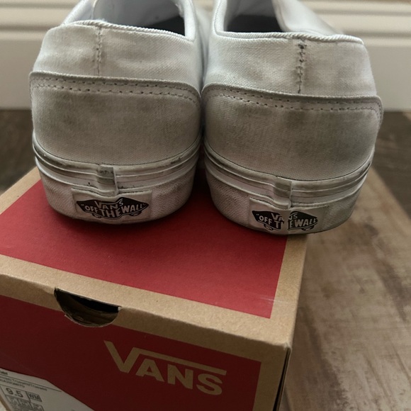Vans Classic White Slip-On Shoes - Picture 5 of 5